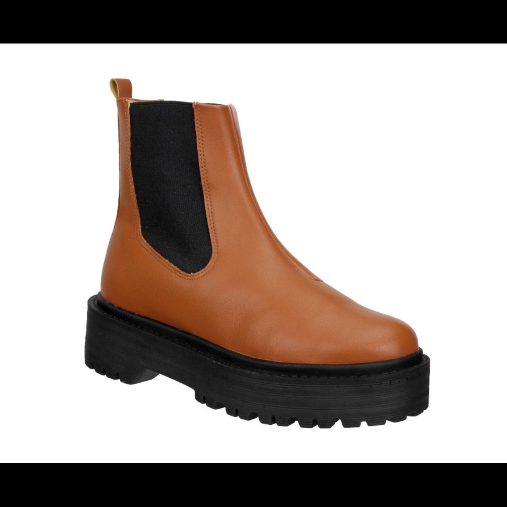 Brandy Combat Boots